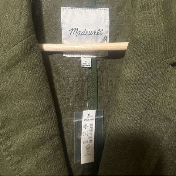NWT - Madewell - Linen Larson Blazer - Size Small - Picture 5 of 6